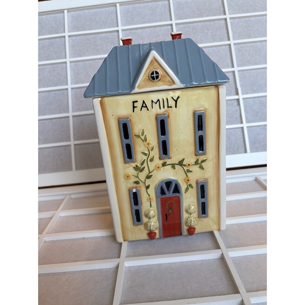 Vintage Kitchen 90s Cracker Barrel Cookie Jar/Canister Cottagecore Farmhouse